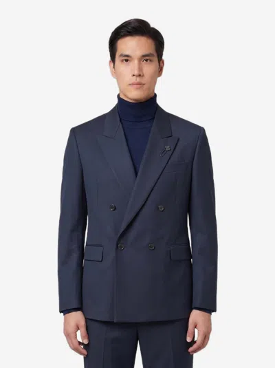 Lardini Giacca Feeling Doppiopetto Blu Scuro In Blue