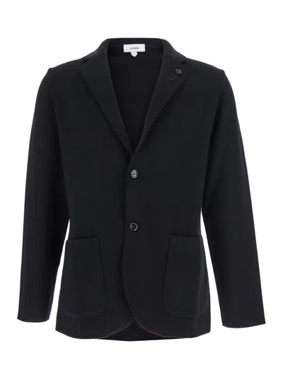 Lardini Giacca Maglia In Black