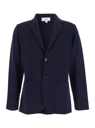 Lardini Giacca Maglia In Blue