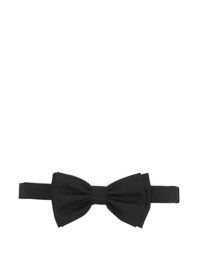 Lardini Grain De Poudre Bow Tie In Black