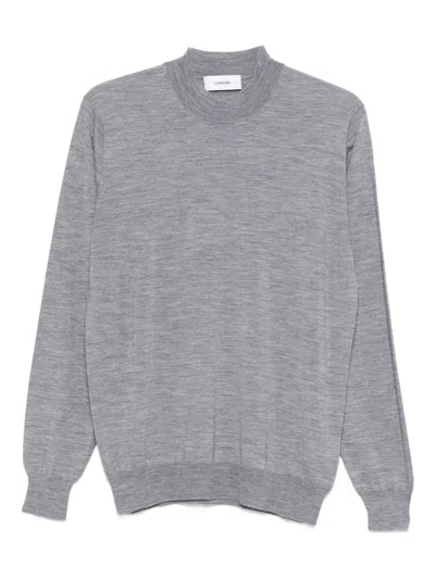 LARDINI LARDINI GRAY TURTLENECK SWEATER