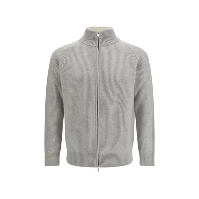 Lardini Gray Wool Oves Aries Sweatshirt