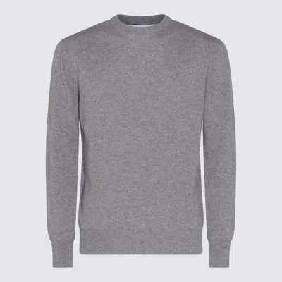 LARDINI GREY CASHMERE KNITWEAR