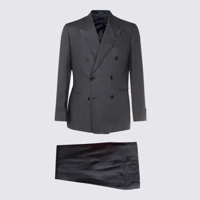 Lardini Dresses Blacks And Greys