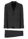 Lardini Virgin Wool Suit In Grey