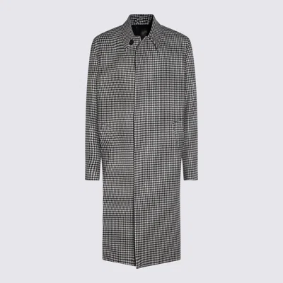 LARDINI GREY WOOL COAT