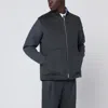 Lardini Zip Gilet Wool Front Pockets In Gray