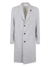 Lardini Men Coat Clothing In Gray