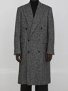 Lardini Herringbone Coat In Multi