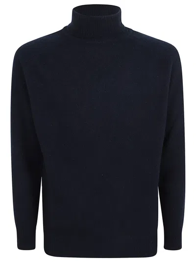Lardini High-neck Sweater In Black