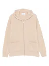 Lardini Hooded Cardigan In Pink
