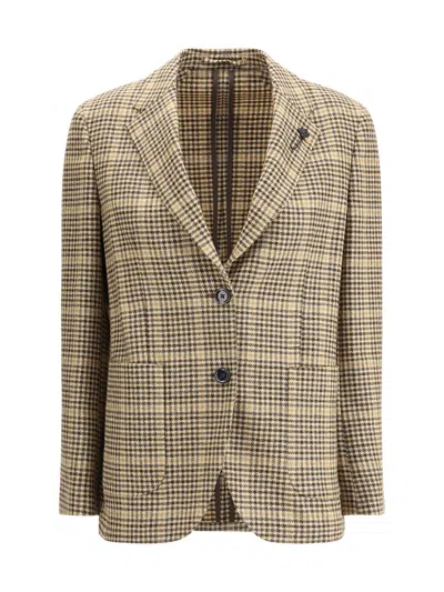 LARDINI HOUNDSTOOTH BLAZER