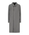 Lardini Houndstooth Wool Coat In Multi
