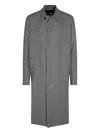Lardini Houndstooth Pattern Long Sleeves Side Pockets Coat In Multi
