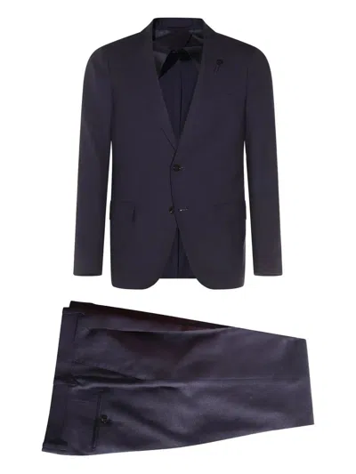 Lardini `iconic Drop 7 Reg` Suit In Blue