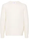Lardini Crew Neck Knitwear In Soft Alpaca Blend In Neutral