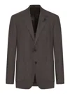 Lardini Textured Two-button Blazer
