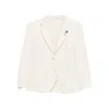 Lardini Single-breasted Blazer In Neutral