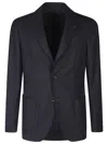 Lardini Single-breasted Tailored Blazer In Blue