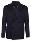 Lardini Blue Cotton Jacket In Blue