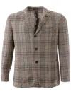 Lardini Elegant Multicolor Linen Jacket