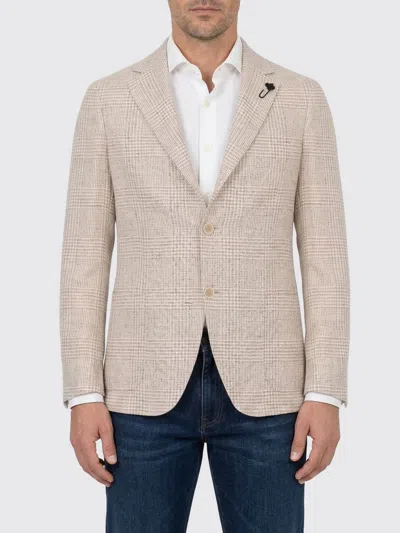 Lardini Jacket  Men Color Beige In Neutral