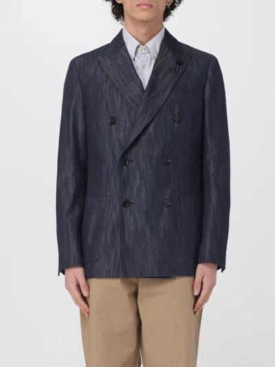 Lardini Jacket  Men Color Blue