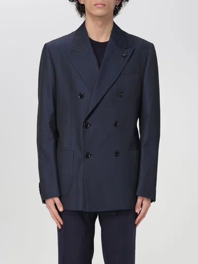 Lardini Jacket  Men Color Blue
