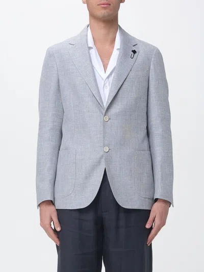 Lardini Jacket  Men Color Blue
