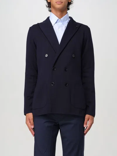 Lardini Jacket  Men Color Blue In Blue