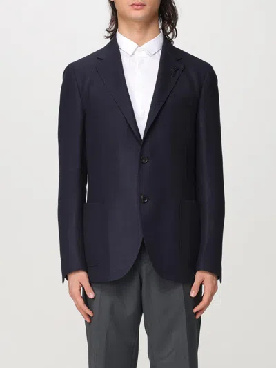 Lardini Jacket  Men Color Blue In Blau