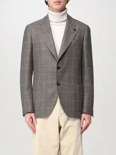 Lardini Jacket  Men Color Brown In Braun