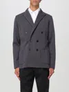 Lardini Jacket  Men Color Charcoal In Charcoal