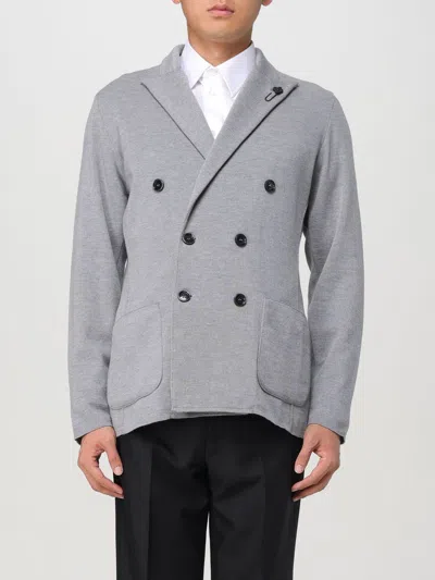 Lardini Jacket  Men Color Grey In Grey
