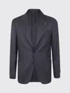 Lardini Houndstooth-pattern Blazer In Blue