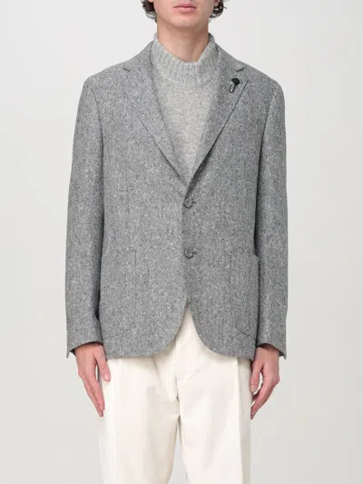 Lardini Jacket  Men Color Grey In Grau