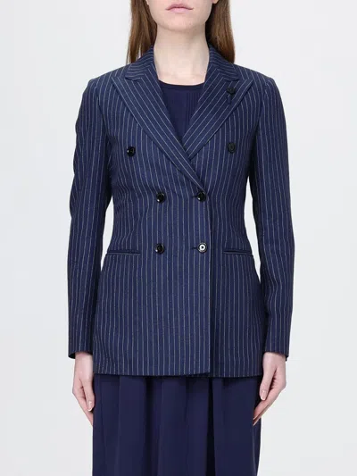 Lardini Jacket  Woman Color Nude In Blue