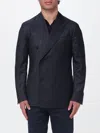 Lardini ジャケット メンズ カラー ブルー In Black