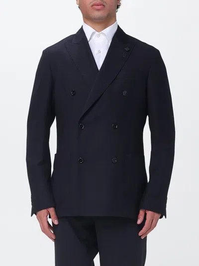 Lardini ジャケット メンズ カラー ブルー In Blue