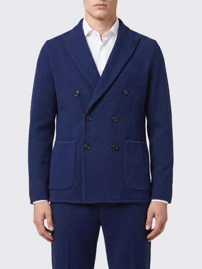 Lardini Jacket Men In Blue