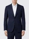 Lardini Virgin Wool Jacket Regular Fit In Blue