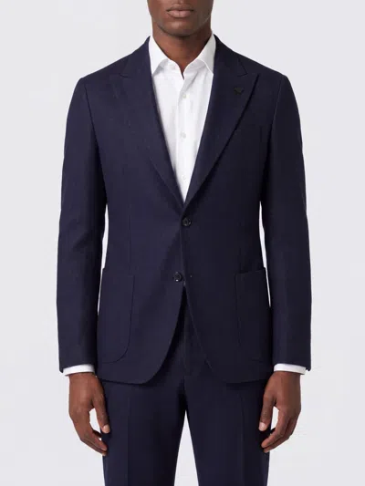 Lardini Jacket Men In Blue