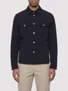 Lardini Button-fastening Flap-pocket Jacket In Blue