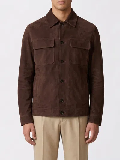 Lardini Jacket Men Color Brown In Multi