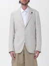 Lardini Jacket Men In Gray