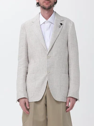 Lardini Jacket Men In Gray