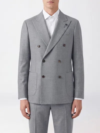 Lardini Jacket Men In Gray