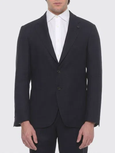 Lardini Jacket  Men Color Blue In Black