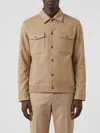 Lardini Buttoned Flap-pocket Jacket In Brown