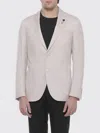 Lardini Single-breasted Blazer In Gray